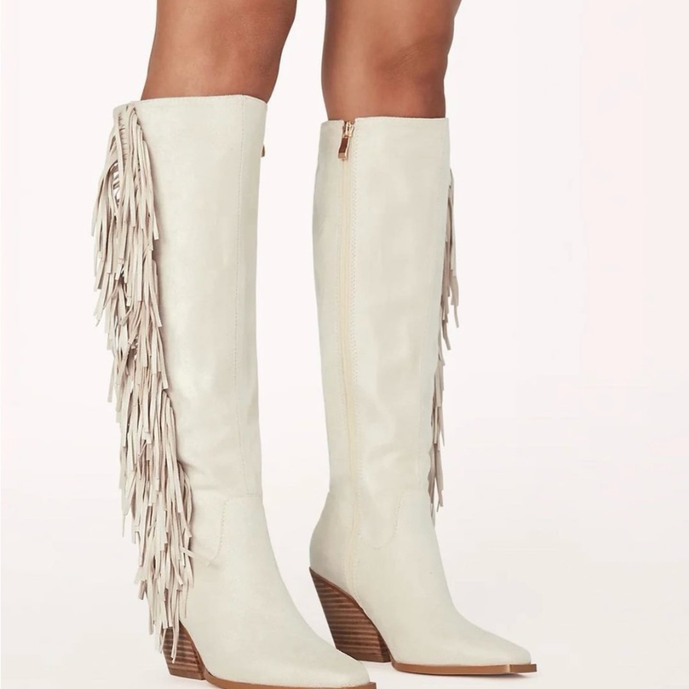 Fringe boots - No label - NWOT